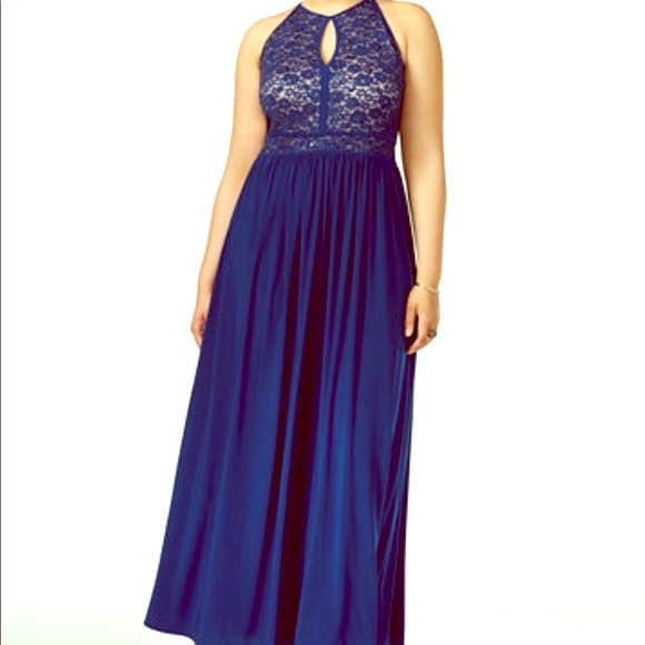 nightway navy blue dress